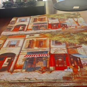 Set of 6 Paris Cafe placemats